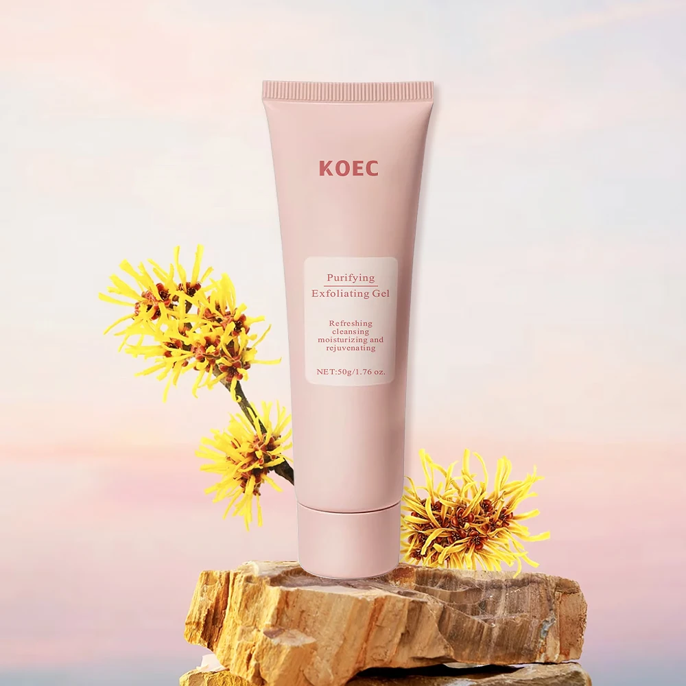 Wholesale KOEC Purifying Exfoliating Gel with Moisturizing deep cleansing face Exfoliating dead skin gel Accept Private Label