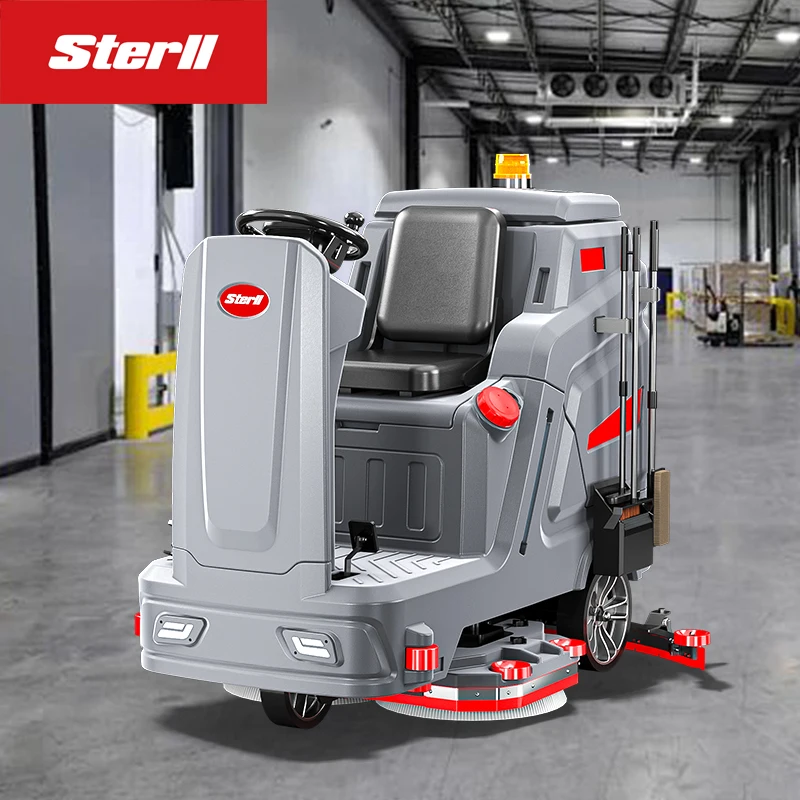 Sterll SX1100 Warehouse Tile Floor Cleaner Industrial Ride-on Floor Scrubber Dryer Machine For floor cleaning