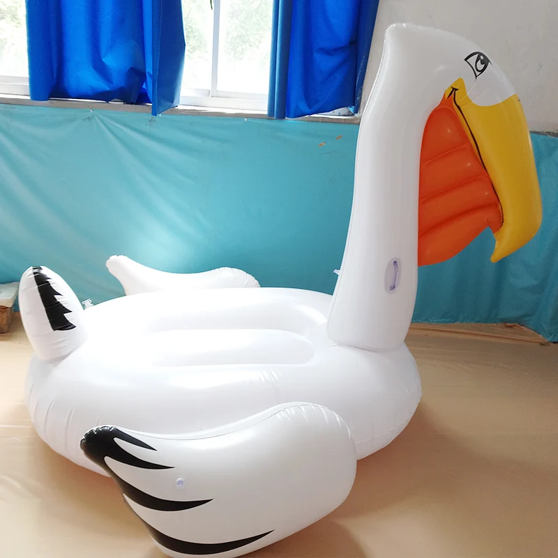 Inflatable Toucan Pool Float Large Swimming Pool Lounge Ride-on Water Toys for Adults