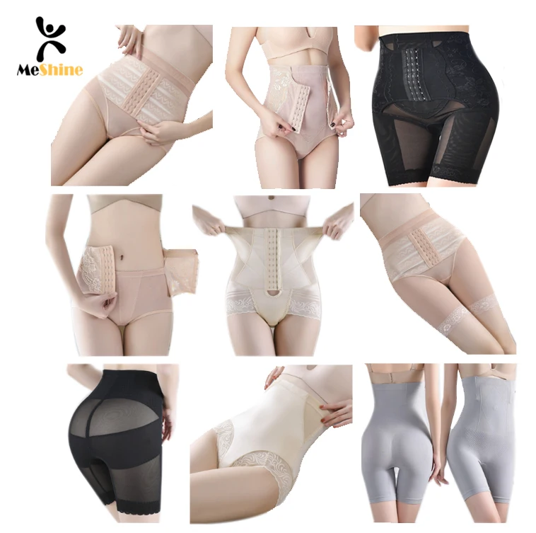 Plus Size Butt Lifter Body Shaper Corset High Waisted Tummy Control Shorts Bodyshapers Panties Slimming Colombianas Fajas