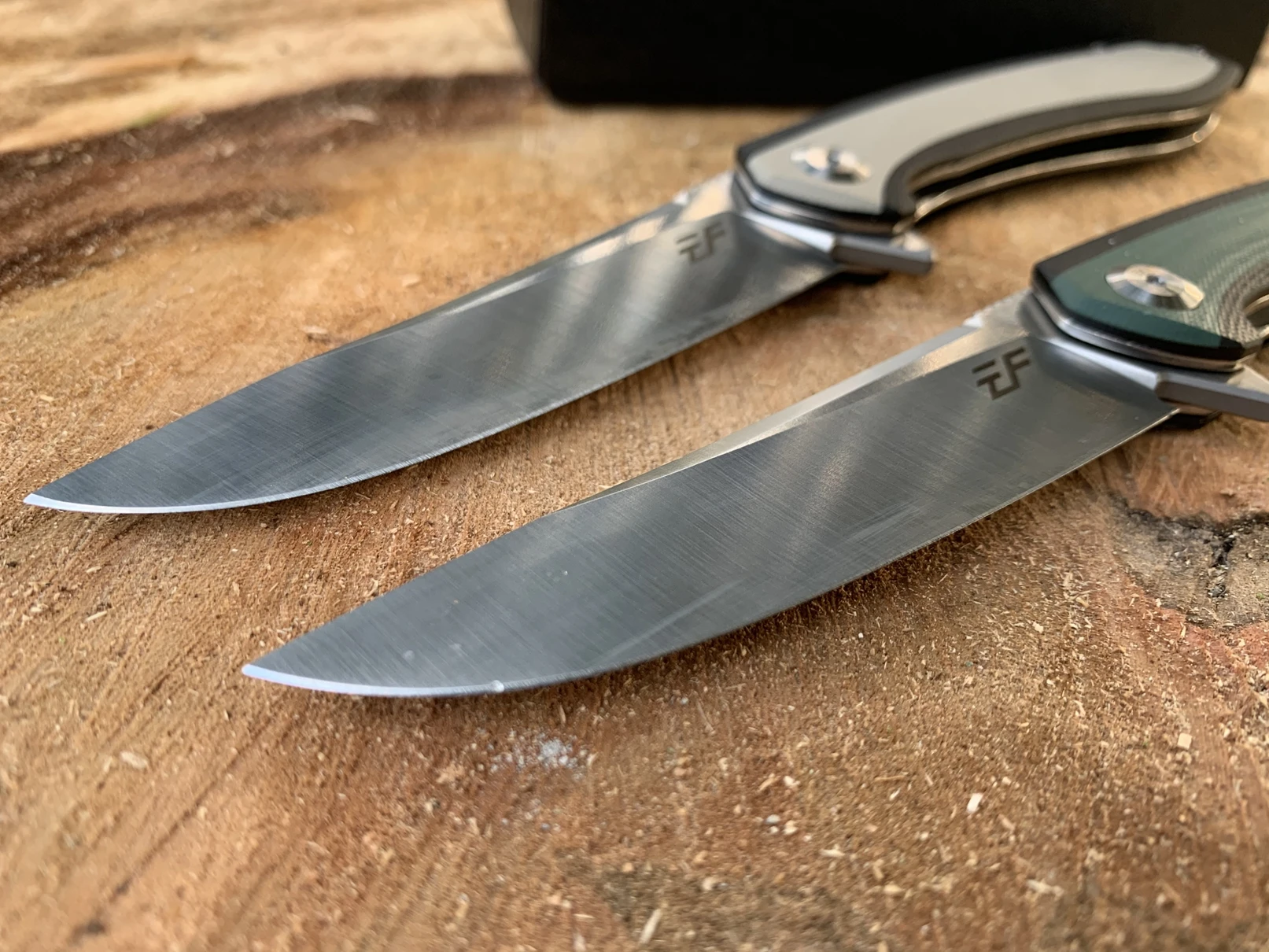 Custom Handmade Premium Quality Damascus Steel Camping Folding Knife With Leather Sheaths