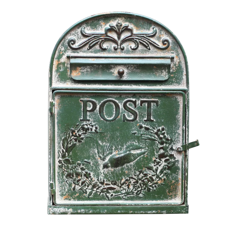 Праздничный настенный подвесной почтовый ящик, украшения для входной двери, металлический почтовый ящик, внутреннее и наружное украшение