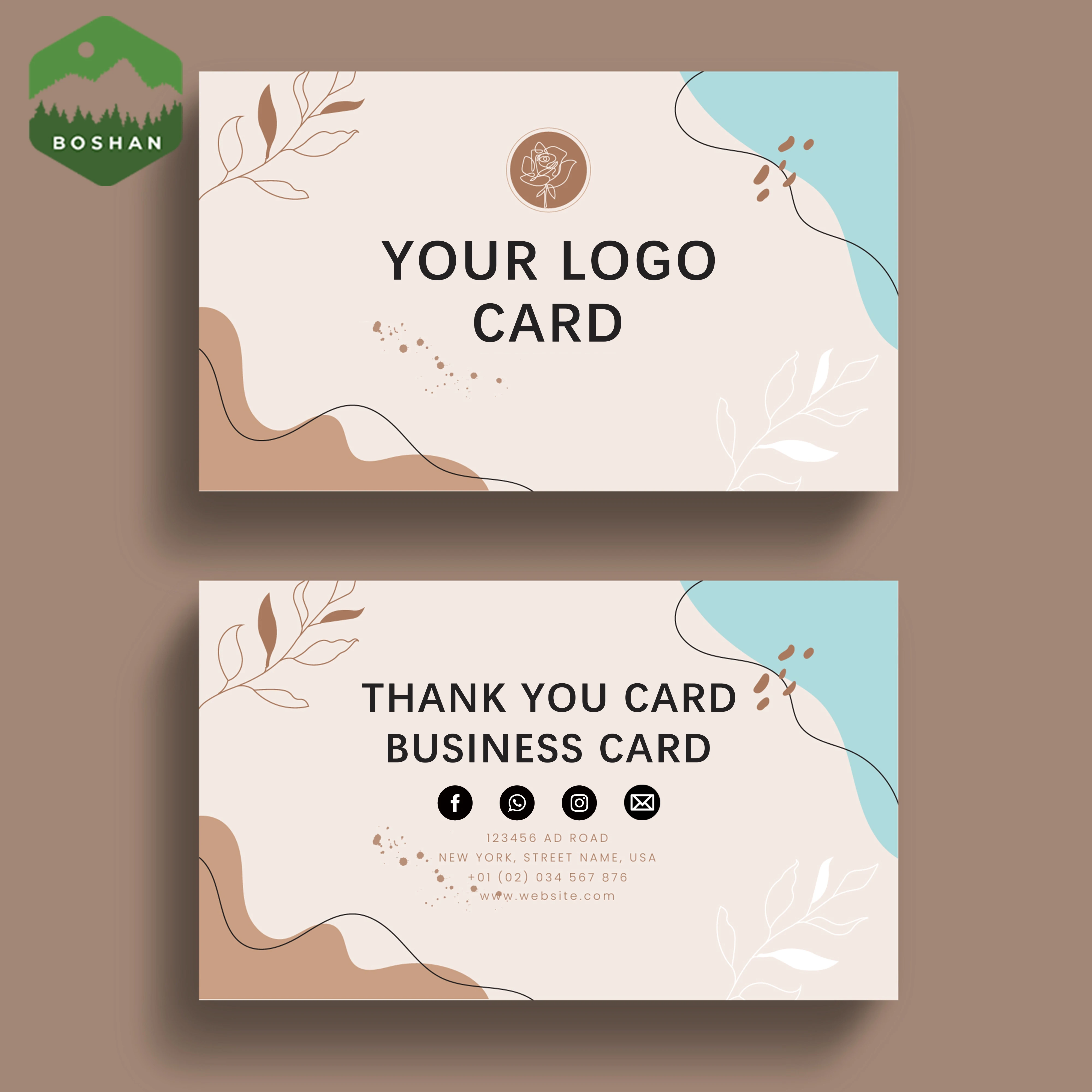 Custom Cards Thank You Cards Custom Business Card Packaging For Small Businesses Wedding invitations Postcards Personalized logo