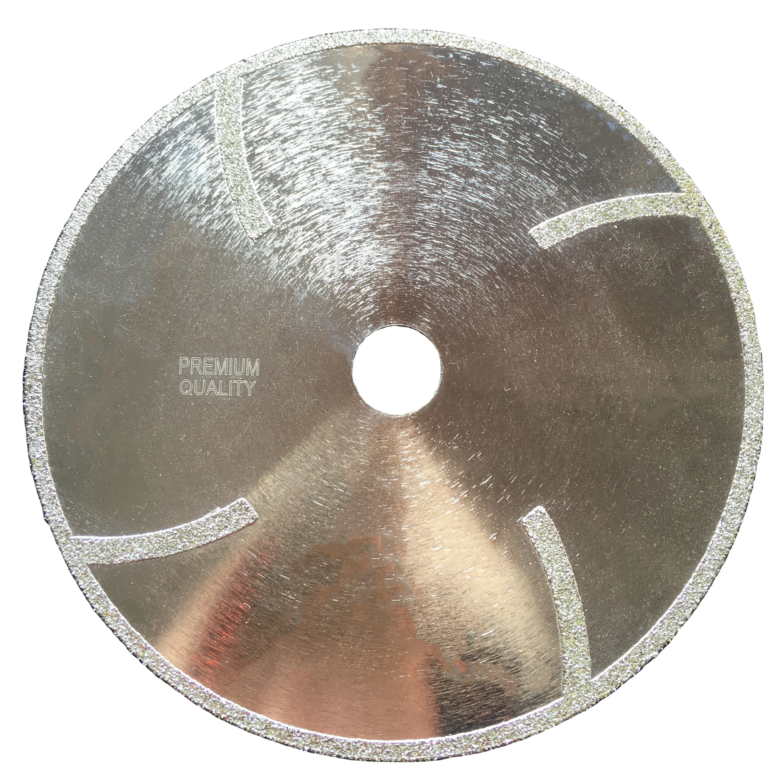 180 mm wet and dry diamond electroplated cutting blade for marble
