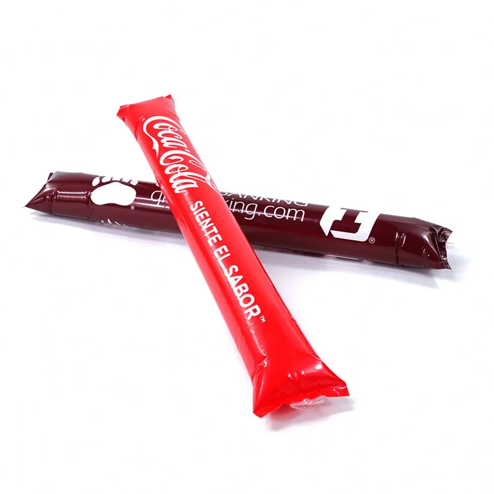 China Supplier Custom Logo Reusable Clapping Cheering Stick Balloon Latest Design Thunder Lively Cheering Stick