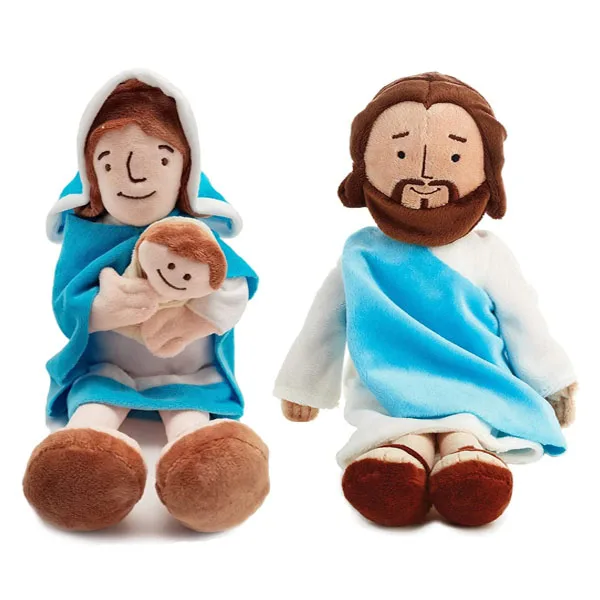 Jesus Doll Plush Virgin Mary Plush Doll Toy Christening Religious Easter Christmas Christ Religious Toys