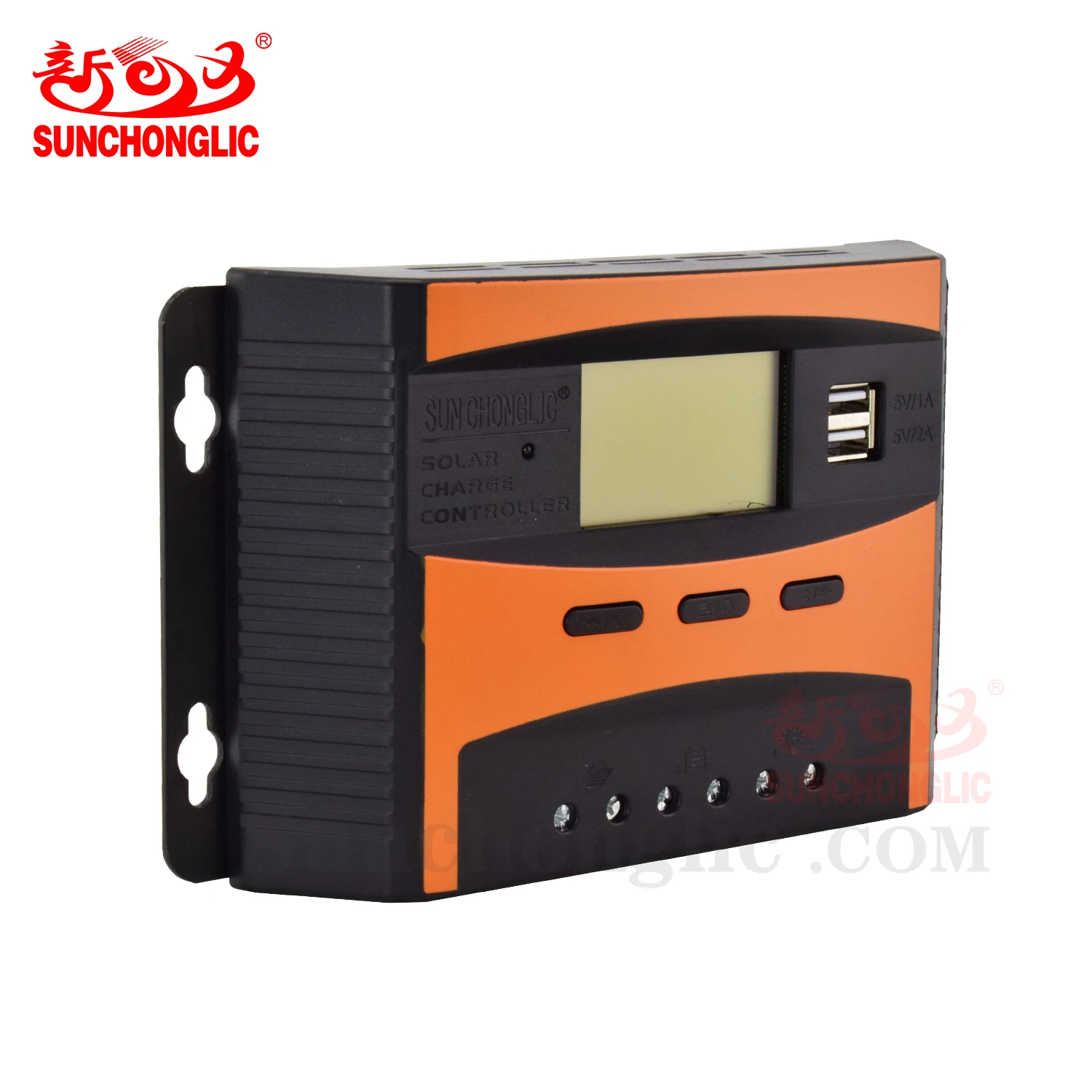 Sunchonglic 12V 24V 40a solar charge regulator charge controller manual pwm solar charger controller