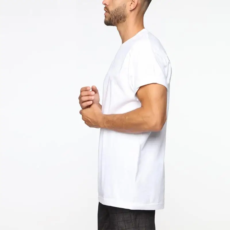 Wholesale 100% Cotton Custom Printing Men Gym T Shirts