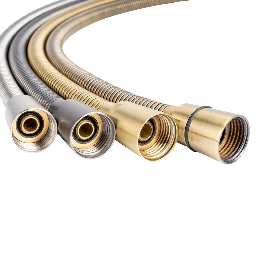 NSF Certificate Extra Long 2M Anti Twist Stainless Steel SS Braided Shower Hose Pipe