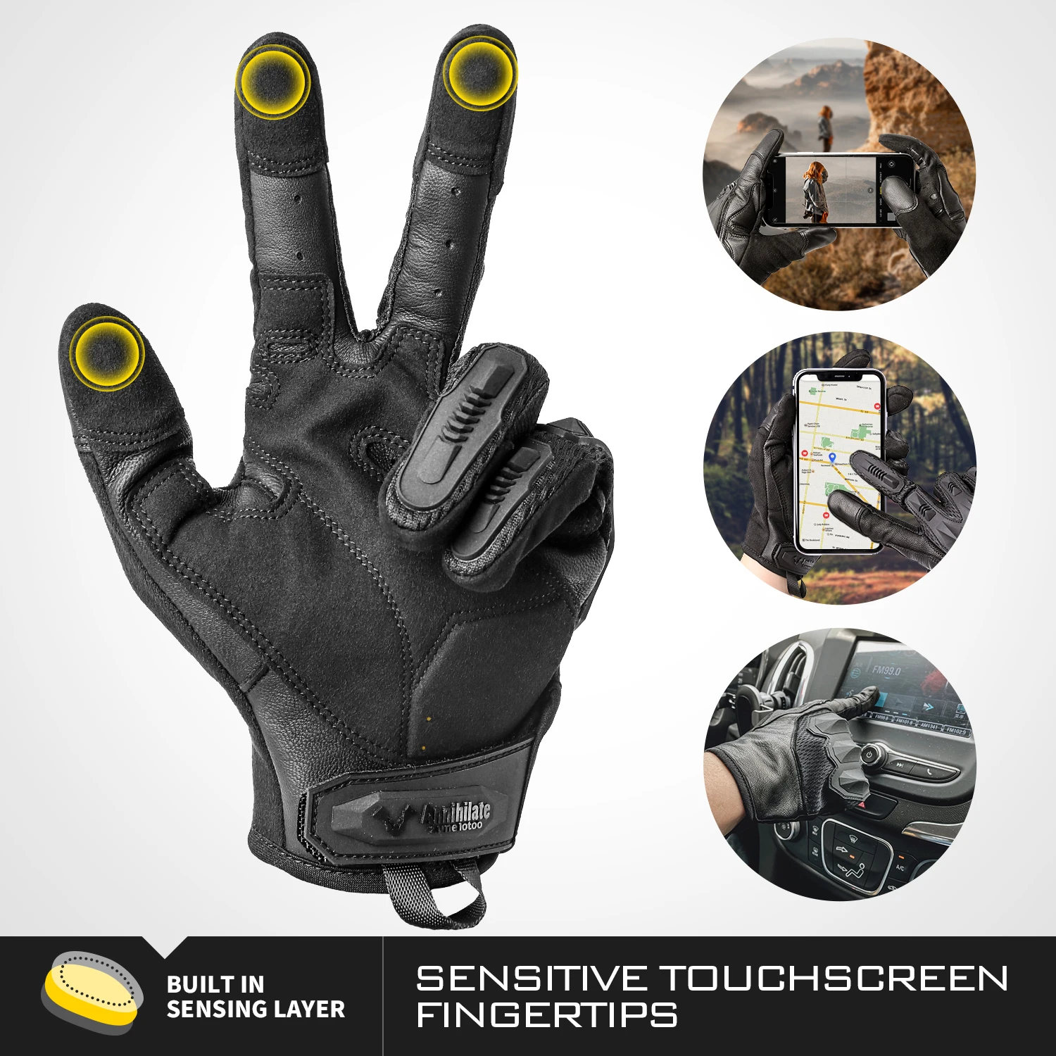 Высококачественные Защитные рабочие перчатки, резиновые перчатки с твердыми костяшками для активного отдыха, охотничьи боевые перчатки, тактические перчатки для сенсорного экрана для мужчин