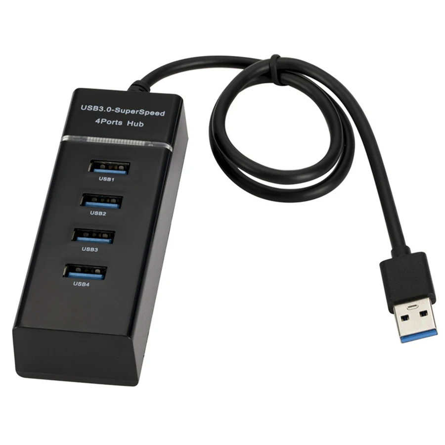 High Speed USB 3.0 HUB Super Fast 4 Ports USB 3.0 HUB Splitter for PS4 Slim/Pro Computer Laptop PC High Quality USB HUB