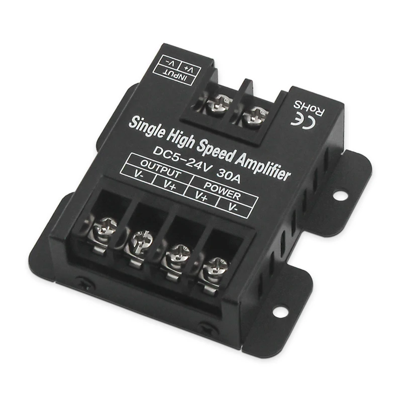 Hot selling iron 30A 360W single color pwm signal amplifier for monochrome constant voltage led controller