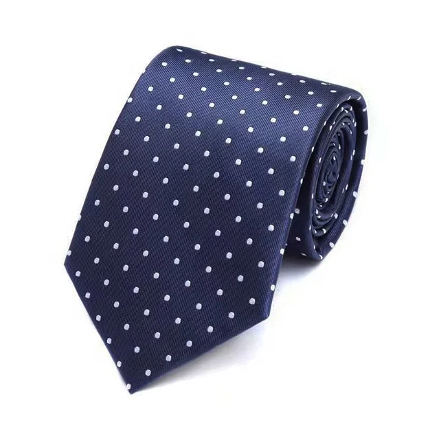 Newest collection stock cheap colorful dot stripe italian brands fashion mens neck cravat ascot tie man business for men