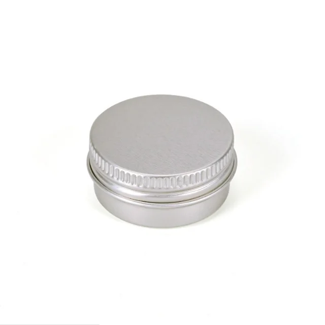Wholesale Custom Color Metal Cosmetic Hair Gel Packaging jar Container 0.5oz 1oz 2oz 3oz 5oz Aluminum Round Tin Jar