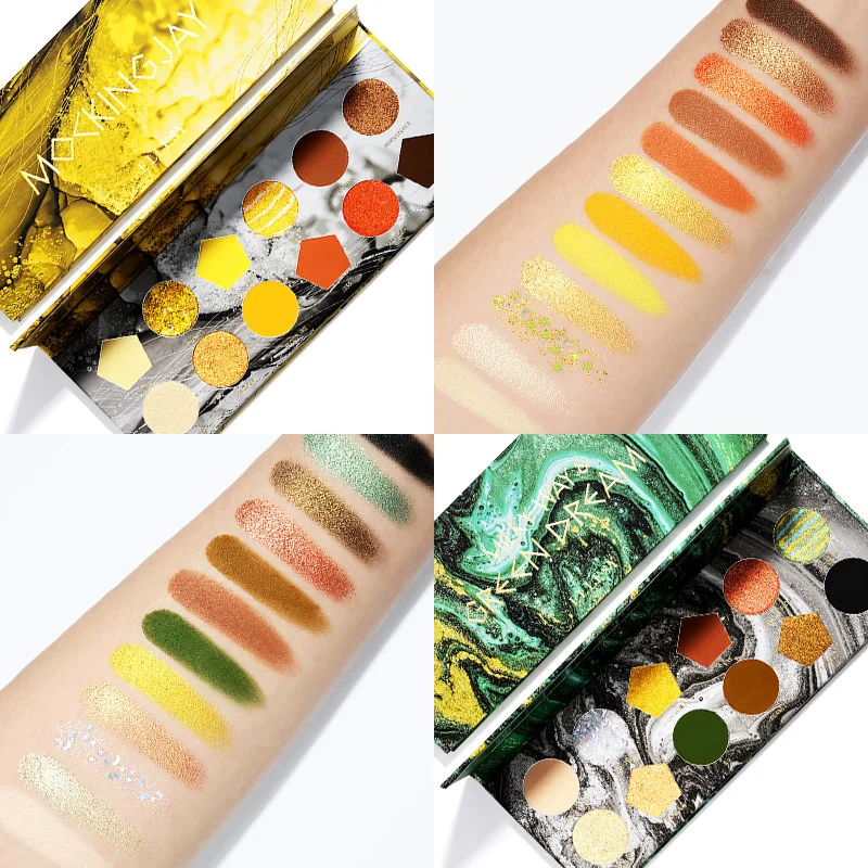 Low MOQ ready to ship 12 high pigments eyeahdow palette