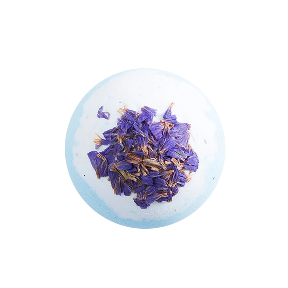 Factory Supply Customizable Skin Cleaning Mineral Herbal Dried Flower Explosion Bomb Bath Ball