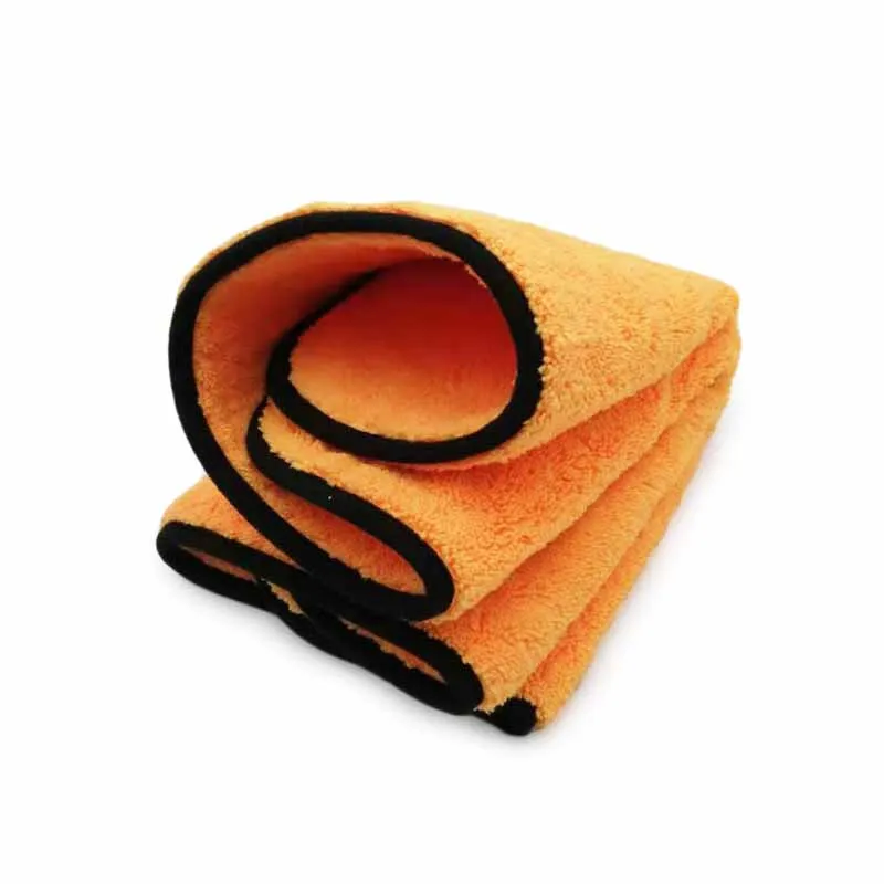 Selections multifunctional orange wrapped towels with microfiber high and low piles towels