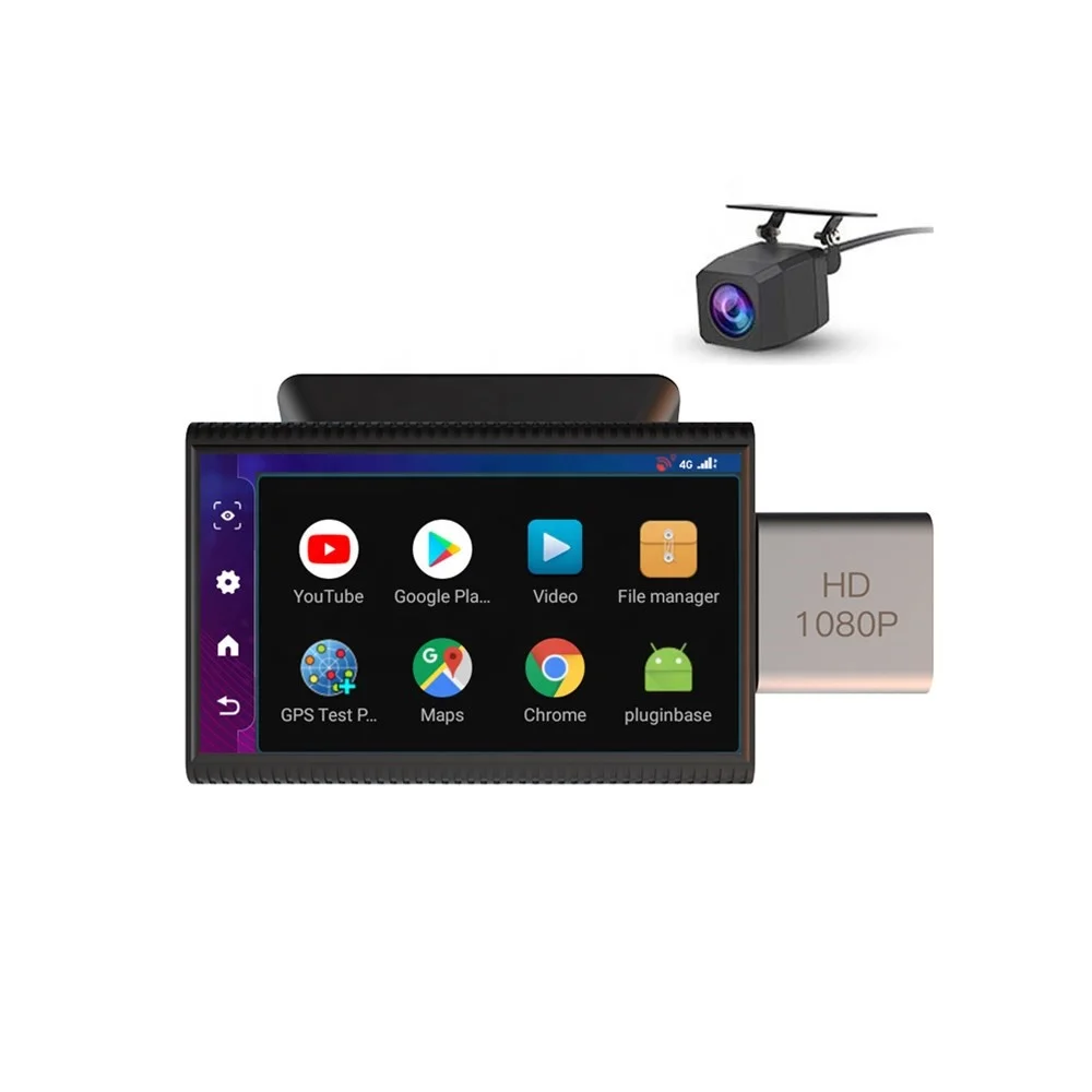 3 дюйма 4g android gps Облачное хранилище Автомобильный видеорегистратор двойная камера