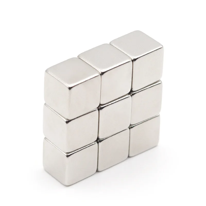 Customized N38 N42 Neodymium Magnet N52 Block Neodymium Magnets Rectangular Magnets For Motor Loudspeaker