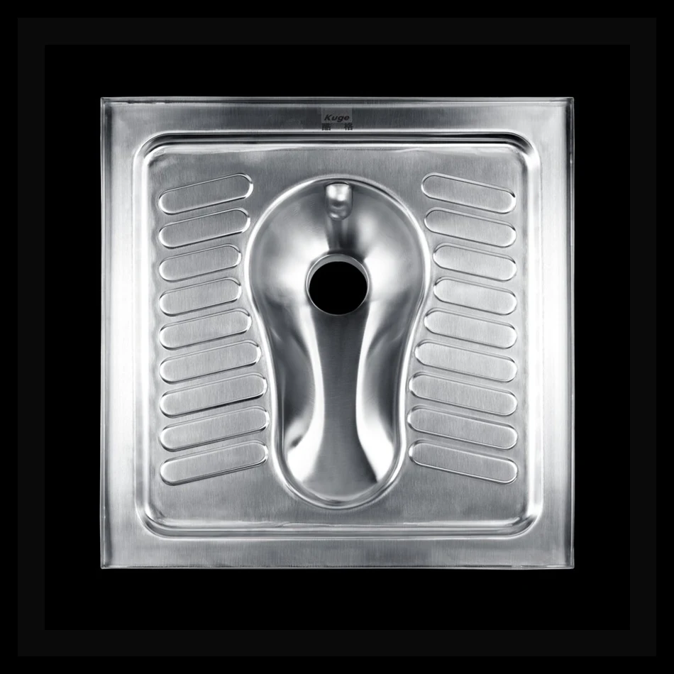 Bathroom use toilet pans stainless steel types of wc squatting pan toilet