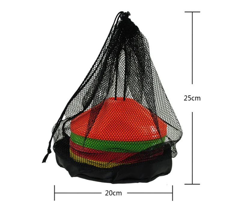 Wholesale Cheap agility soccer cones mesh carry bag