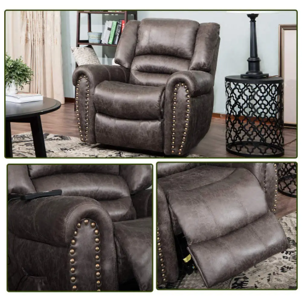 Luxury Modern Style Living Room Sofas Genuine Leather Sofas Sectional Power Massage Recliner Sofa Set Furniture Recliner