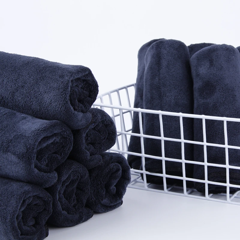 High Quality Spa Beauty Salon Barber Towel 400gsm 35*75cm Custom Brand Logo Soft Quick Dry Microfiber Towels For Gifts