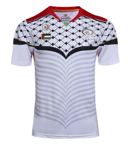 
2020 Survetement Palestino rugby black shirt Maillot de foot Palestine Futbol Camisa soccer jerseys 