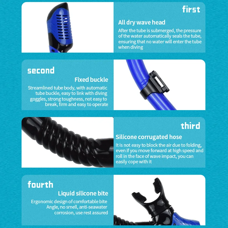 Customized snorkeling and diving goggles adjustable swimming fins diving equipment set swimming and snorkeling set