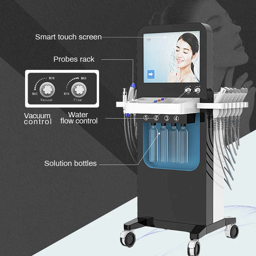 Hydro Facial Machine Oxygen Jet Peel Facial Rejuvenation Hydro Beauty Salon Equipment