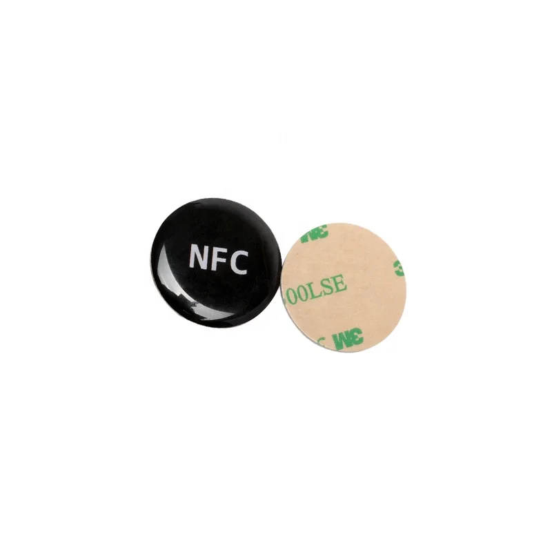 Клейкая RFID наклейка для социальных сетей 13,56 МГц NTAG213 эпоксидная NFC-метка для телефона