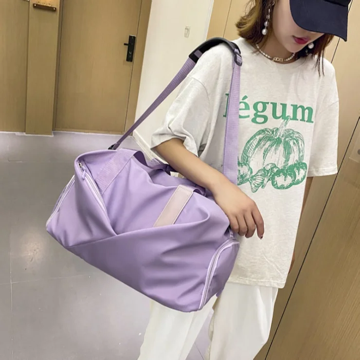 Розовая спортивная сумка для спортзала, дорожная сумка, кожаная спортивная сумка, Дорожная Спортивная Сумка Для Спортзала