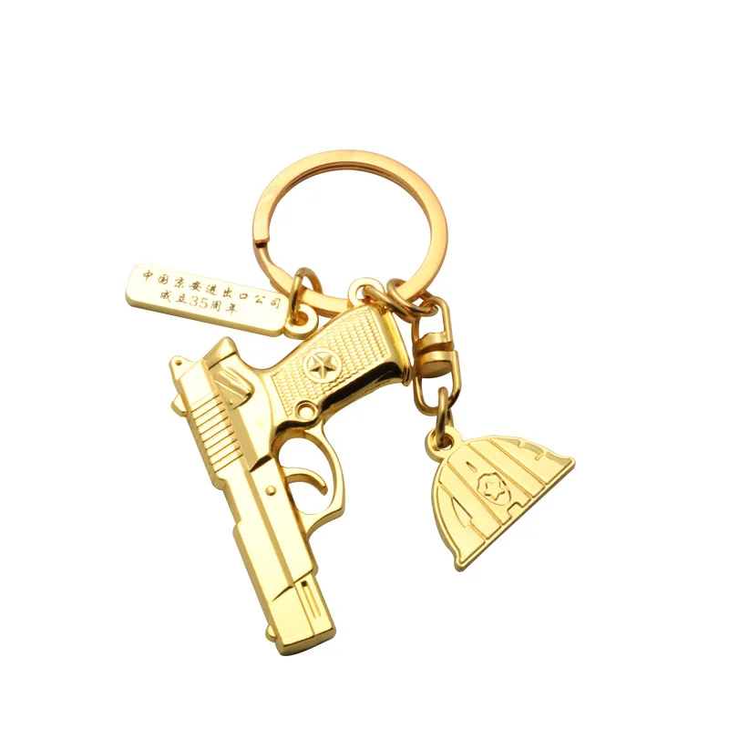  Высокая qualitybling с легким Рождественский подарок ключ chainsmetal брелки для ключей Мини Ракетница брелок 3d