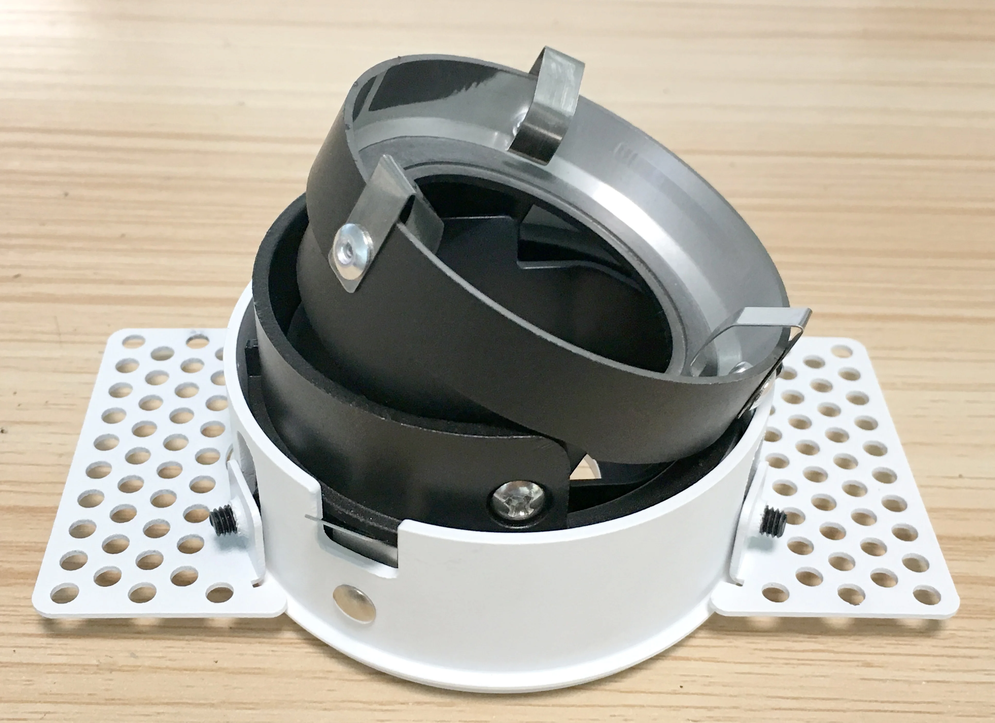 Новый Индивидуальный Светодиодный светильник встраиваемый декоративный Точечный Gu10 Downlight корпус рамы без оправы Монтажное кольцо