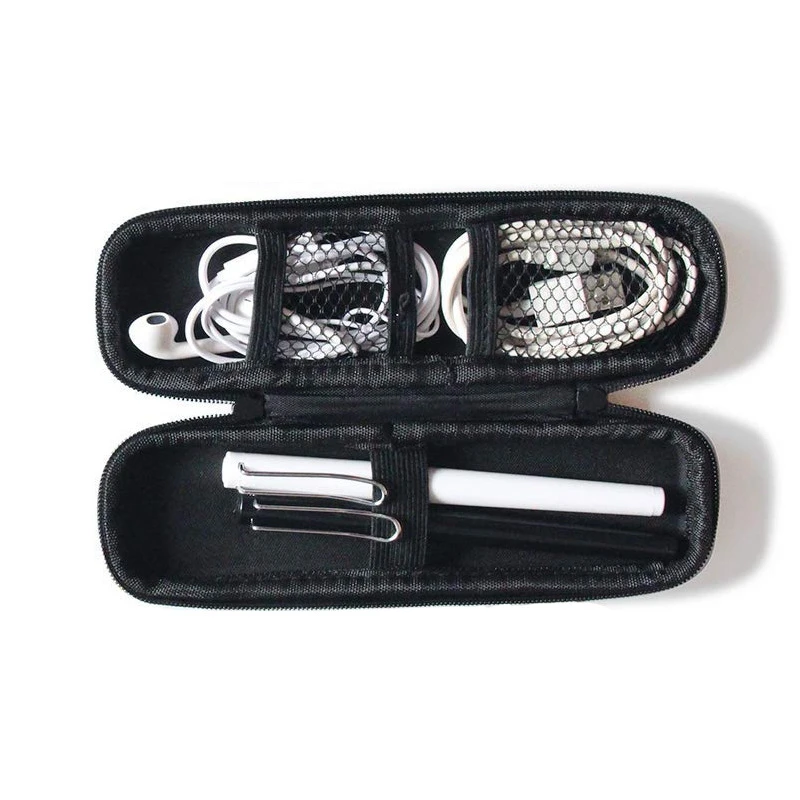 OEM ODM EVA Bags with Zipper For Charging Cable Earphones Data Cable Organizer Anti fall Protection Box Apple Pencil Storage Bag