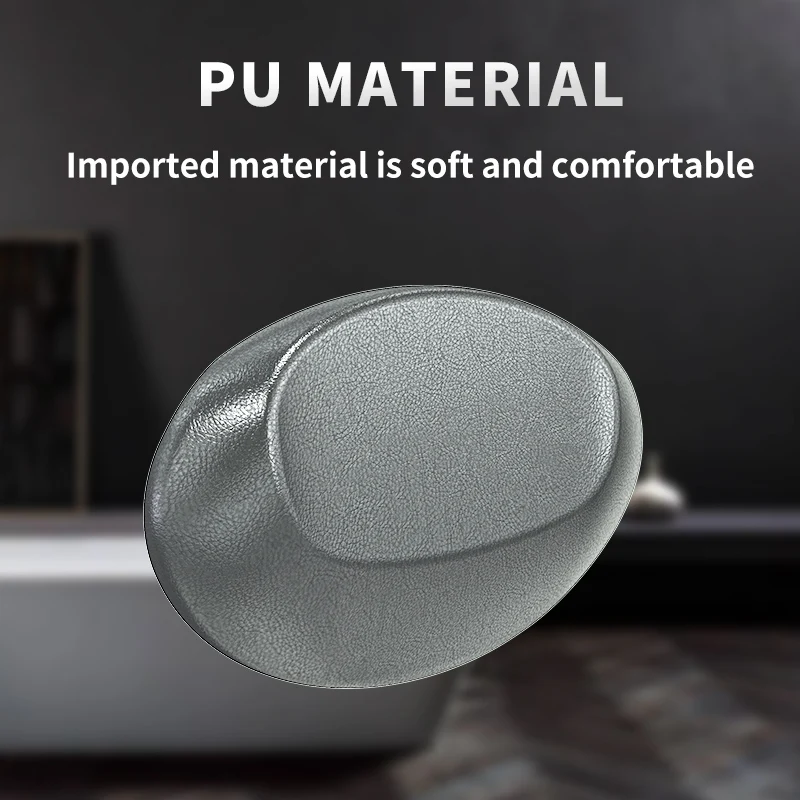 Waterproof Comfort Spa Pu Bath Tub Head Rest Pillow Bathtub Neck Pillow