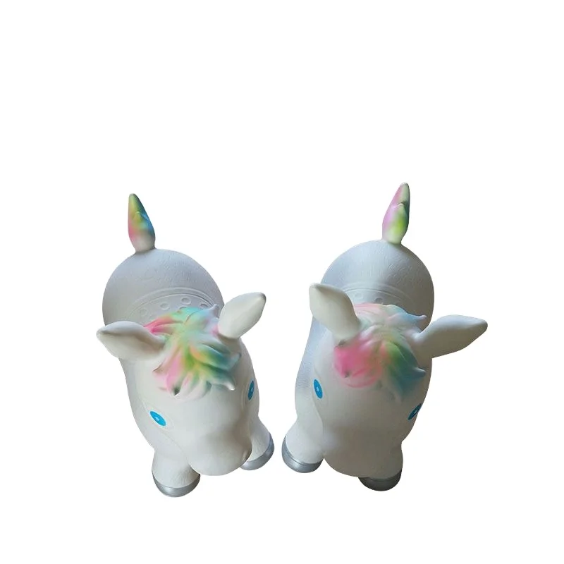 Wholesale Inflatable Animate Jumping Rainbow Unicorn Bouncer Seat