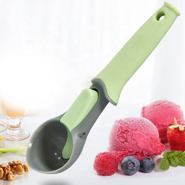 
Plastic Spoon Comfortable Handle Freezer Mini Heated Utensil 2021 Kitchen Accessories Tools Ice Cream Scoop 