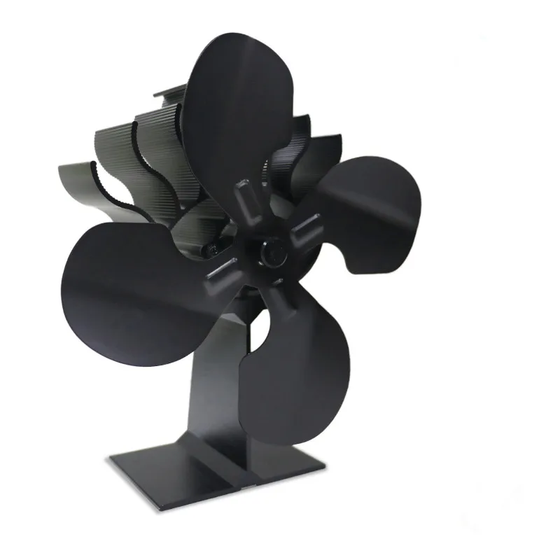 Eco Friendly Heat Powered Wood Burning Stove Fan 4-Blade  Stove Fan, Wood Fireplace Fan, Large Size Eco Friendly Stove fan