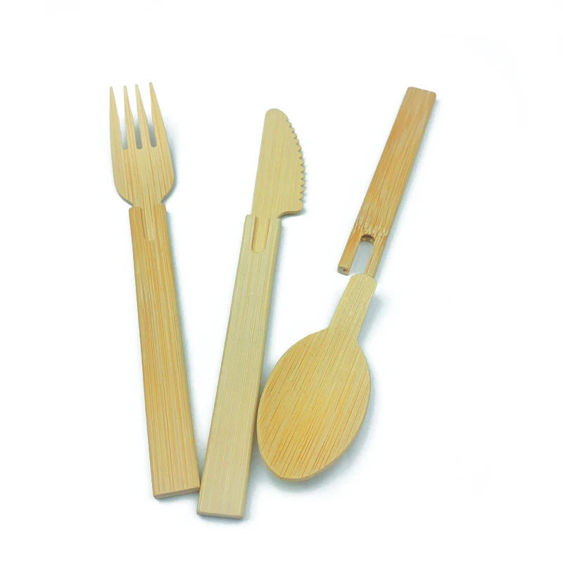 Bamboo Cutlery Set Sustainable and Biodegradable Utensils for Eco-Conscious Dining