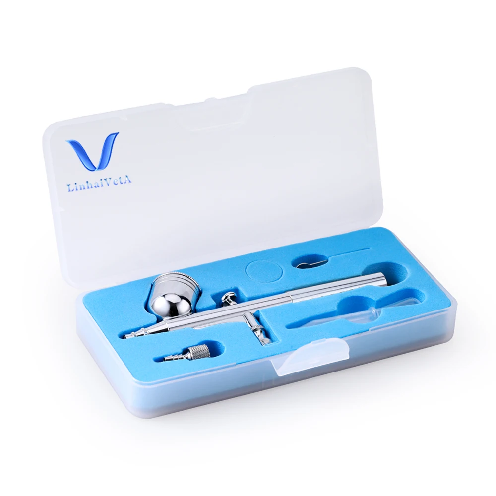 LinhaivetA mini air brush gun airbrush kit cakes spray tattoo nail art machine