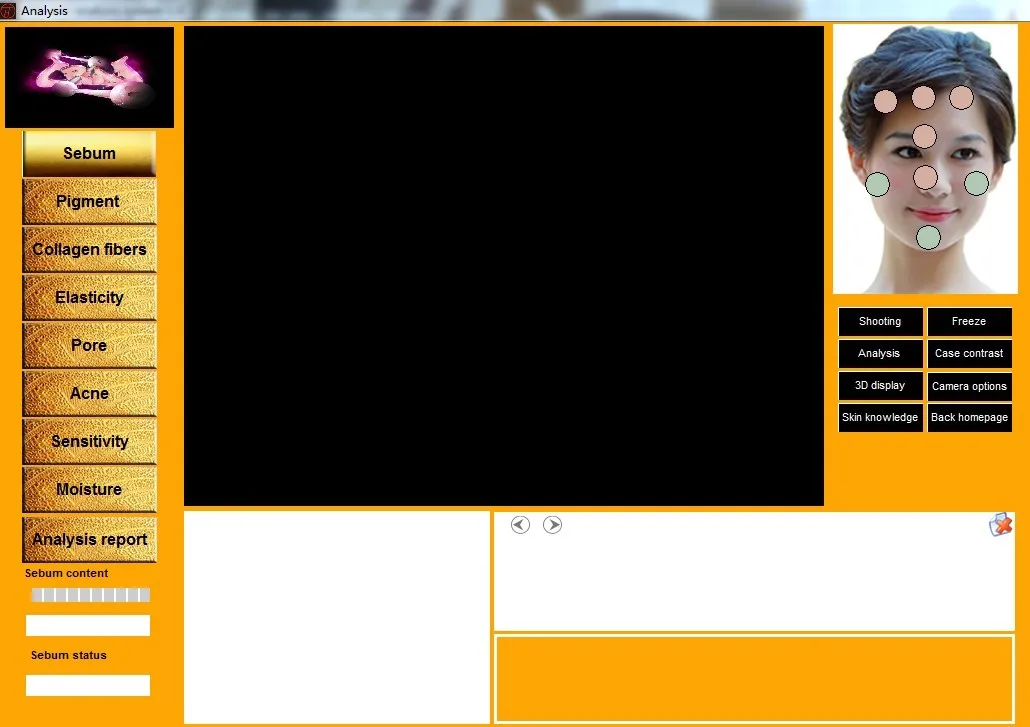 3D Skin Analysis Software Skin Analyzer Machine skin analyser
