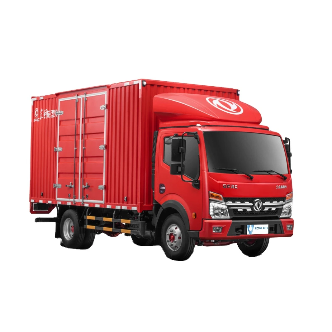 Dongfeng Duolika D6 4x2 Дизель Евро 6 163 л.с. с левым ручным приводом ручной Фургон Грузовик 5 тонн легкий грузовик грузовой