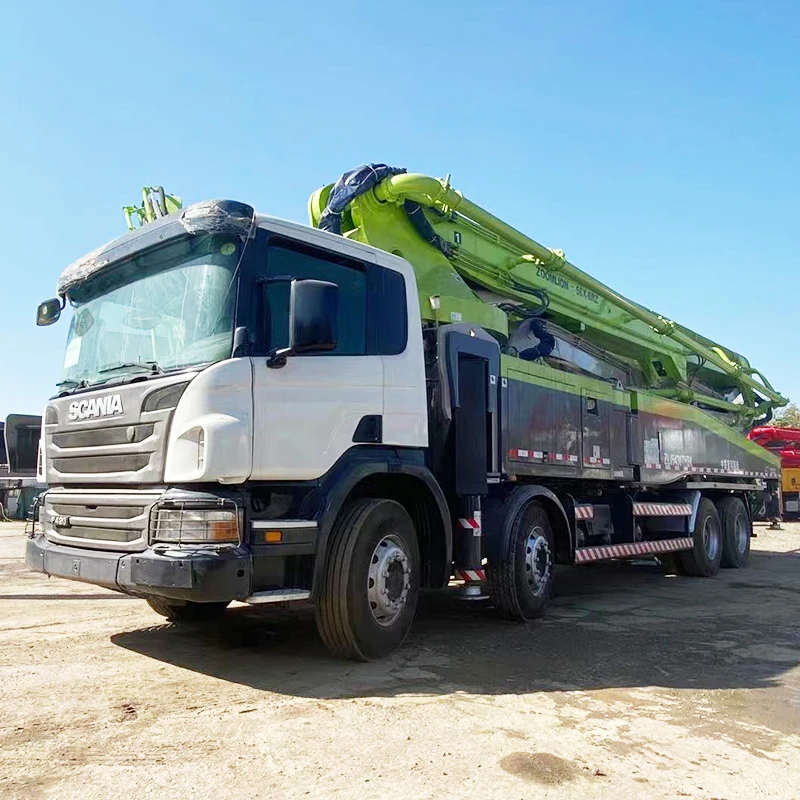 Best Sale Used Concrete Pumping Machine Portable Zoomlion 56m Concrete Pump Trucks Price
