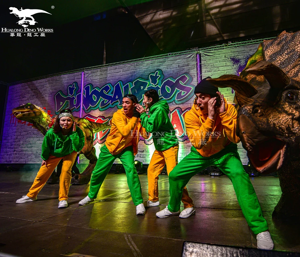 High Quality Dinosaur Park Products Realistic Dynamic Animatronic Dinosaur Robot Model