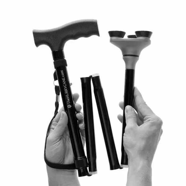 Aluminium  walking stick height adjustable  foldable walking cane BASTON DE ALUMINIO CON MANGO SUAVE