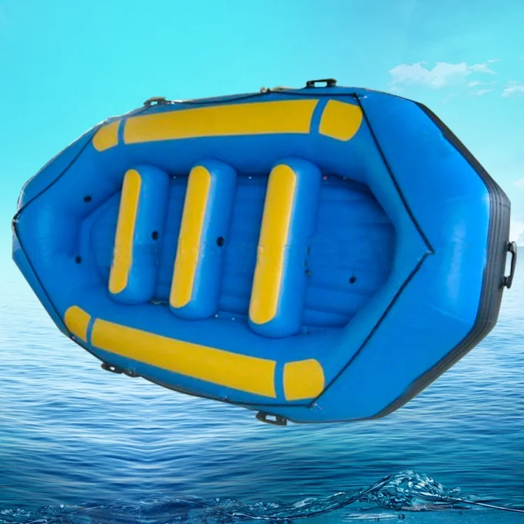 Light weight TPU  Inflatable Rafting Boat Hovercraft River Lake Canoe Kayak  Portable Raft for sale