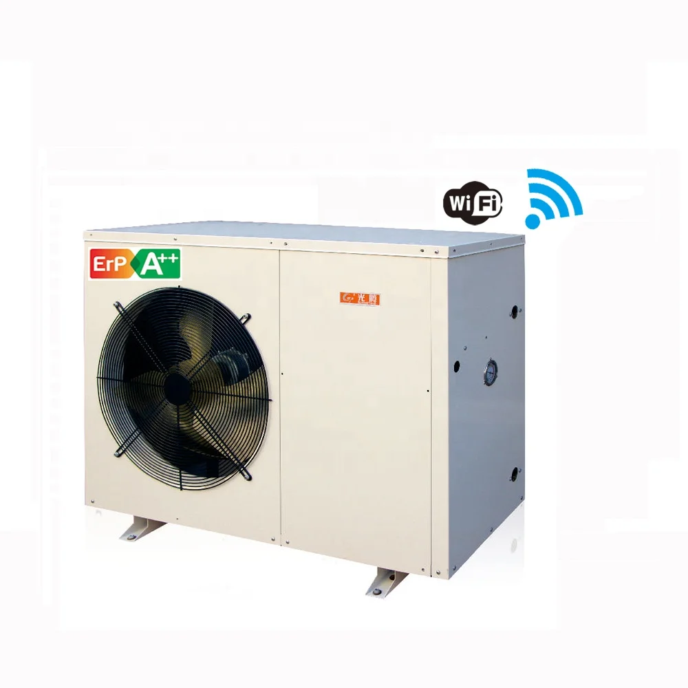 DC inverter heat pump for winter heating, summer air conditioning and domestic hot water, Erp A++