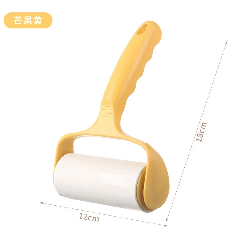 portable sticky clothes cleaning roller lint roller remove pet cat dog hair floor cleaning adhesive remover