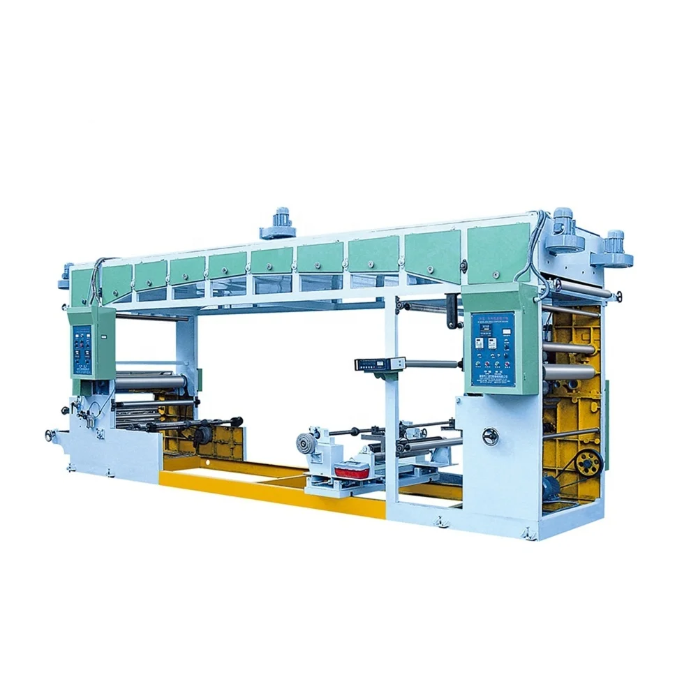 Taiwan Quality Stack Type plastic pe film flexo printing machine for bag paper cups